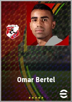 Omar Bertel eFootball 2026 player card, 70 OVR LB