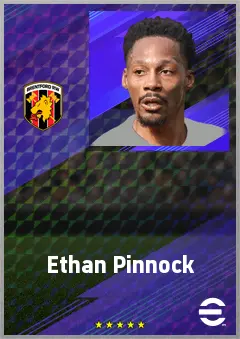 Ethan Pinnock eFootball 2026 player card, 75 OVR CB