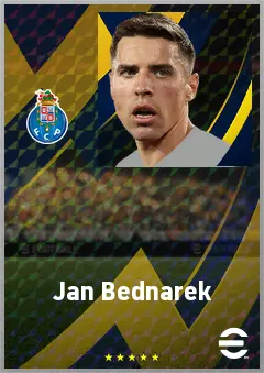 Jan Bednarek eFootball 2026 player card, 75 OVR CB