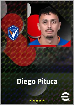 Diego Pituca eFootball 2026 player card, 70 OVR DMF