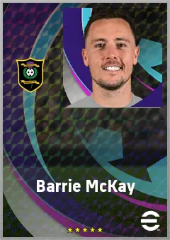 Barrie McKay eFootball 2026 player card, 70 OVR LWF