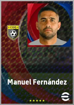 Manuel Fernández eFootball 2026 player card, 71 OVR CB