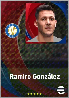 Ramiro González eFootball 2026 player card, 70 OVR CB