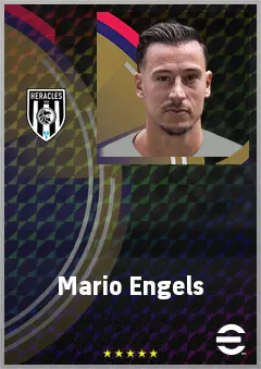 Mario Engels eFootball 2026 player card, 68 OVR CF