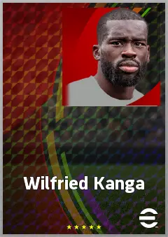Wilfried Kanga eFootball 2026 player card, 72 OVR CF