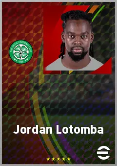 Jordan Lotomba eFootball 2026 player card, 72 OVR RB