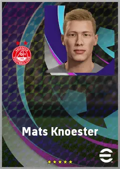 Mats Knoester eFootball 2026 player card, 70 OVR CB