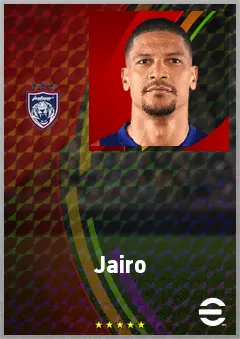 Jairo eFootball 2026 player card, 71 OVR CF