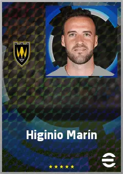 Higinio Marín eFootball 2026 player card, 71 OVR CF