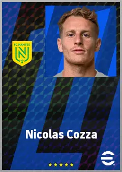Nicolas Cozza eFootball 2026 player card, 70 OVR LB