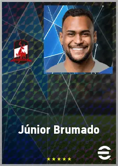 Júnior Brumado eFootball 2026 player card, 69 OVR CF