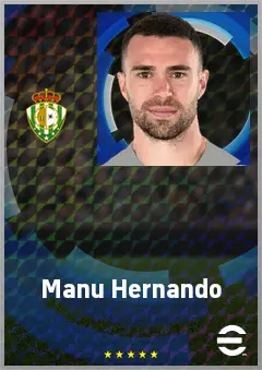 Manu Hernando eFootball 2026 player card, 71 OVR CB