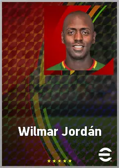 Wilmar Jordán eFootball 2026 player card, 68 OVR CF
