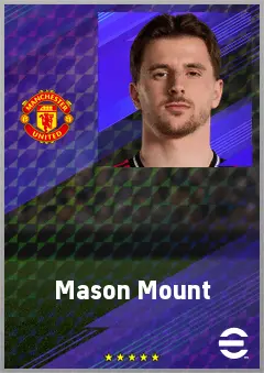 Mason Mount eFootball 2026 player card, 75 OVR AMF