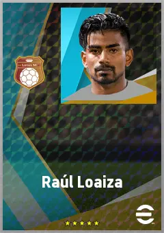 Raúl Loaiza eFootball 2026 player card, 73 OVR DMF