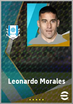 Leonardo Morales eFootball 2026 player card, 74 OVR CB