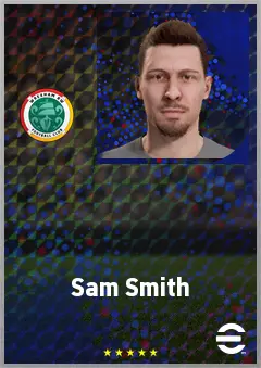 Sam Smith eFootball 2026 player card, 70 OVR CF