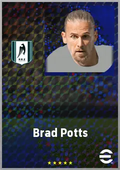 Brad Potts eFootball 2026 player card, 70 OVR RB