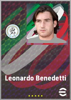 Leonardo Benedetti eFootball 2026 player card, 70 OVR CMF