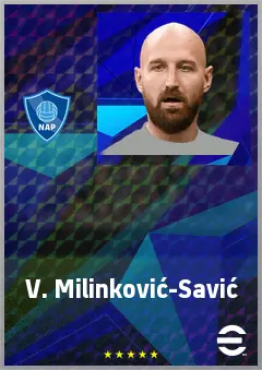 V. Milinković-Savić eFootball 2026 player card, 78 OVR GK