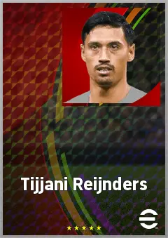 Tijjani Reijnders eFootball 2026 player card, 78 OVR CMF