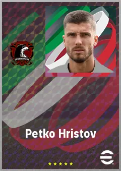 Petko Hristov eFootball 2026 player card, 71 OVR CB