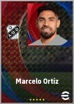 Marcelo Ortíz eFootball 2026 player card, 72 OVR CB