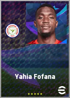 Yahia Fofana eFootball 2026 player card, 74 OVR GK