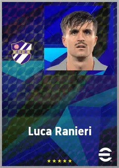 Luca Ranieri eFootball 2026 player card, 73 OVR CB