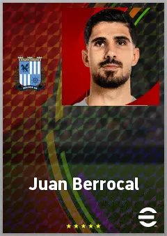 Juan Berrocal eFootball 2026 player card, 71 OVR CB