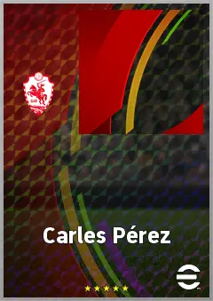 Carles Pérez eFootball 2026 player card, 73 OVR RMF