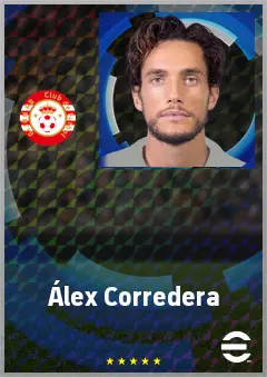Álex Corredera eFootball 2026 player card, 73 OVR CMF