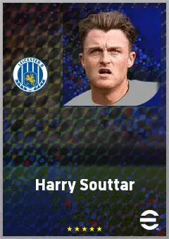 Harry Souttar eFootball 2026 player card, 74 OVR CB