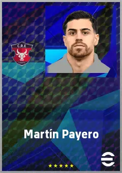 Martín Payero eFootball 2026 player card, 73 OVR CMF