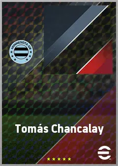 Tomás Chancalay eFootball 2026 player card, 73 OVR LWF