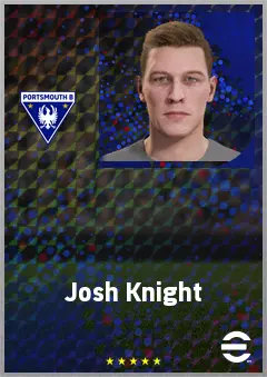 Josh Knight eFootball 2026 player card, 69 OVR CB