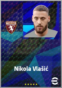 Nikola Vlašić eFootball 2026 player card, 76 OVR AMF