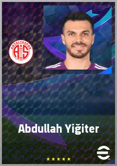 Abdullah Yiğiter eFootball 2026 player card, 70 OVR GK