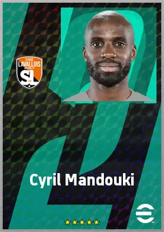 Cyril Mandouki eFootball 2026 player card, 69 OVR DMF