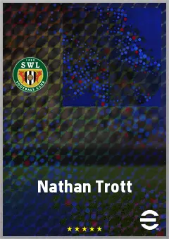 Nathan Trott eFootball 2026 player card, 71 OVR GK