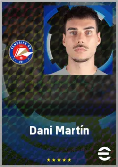 Dani Martín eFootball 2026 player card, 71 OVR GK