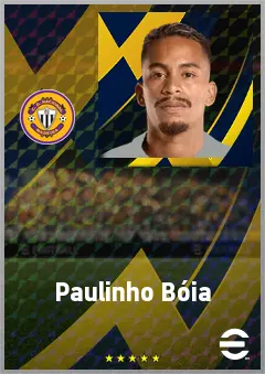 Paulinho Bóia eFootball 2026 player card, 69 OVR LWF