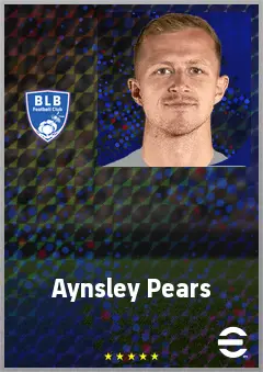 Aynsley Pears eFootball 2026 player card, 71 OVR GK
