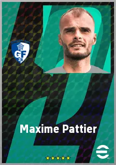 Maxime Pattier eFootball 2026 player card, 66 OVR GK