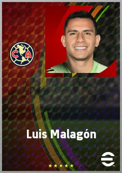 Luis Malagón eFootball 2026 player card, 75 OVR GK