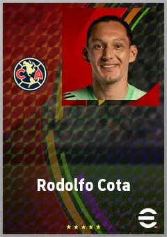 Rodolfo Cota eFootball 2026 player card, 72 OVR GK
