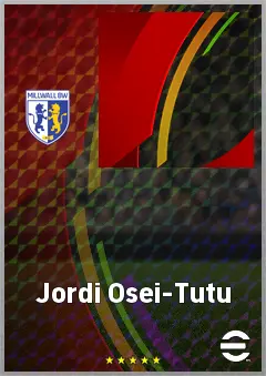 Jordi Osei-Tutu eFootball 2026 player card, 69 OVR RB