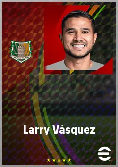 Larry Vásquez eFootball 2026 player card, 69 OVR CMF