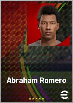 Abraham Romero eFootball 2026 player card, 70 OVR GK