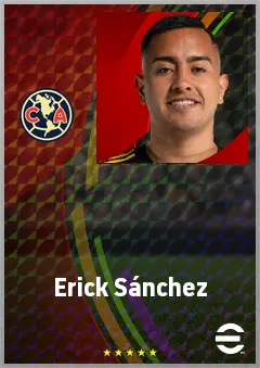 Erick Sánchez eFootball 2026 player card, 75 OVR CMF